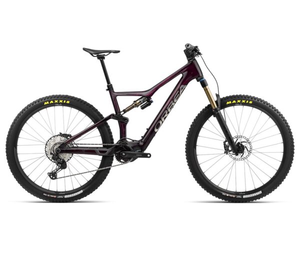 Orbea rower elektryczny RISE M10 L Wine Red Carbon View - Titan (Gloss)