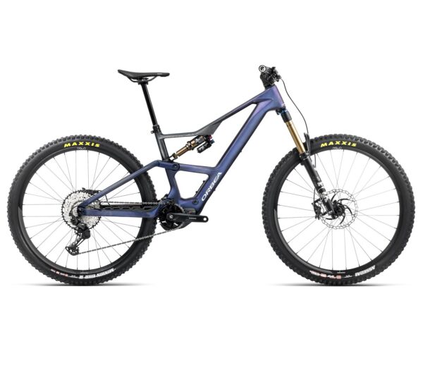 Orbea rower elektryczny RISE LT M10 630W Tanzanite Carbon - Carbon Raw