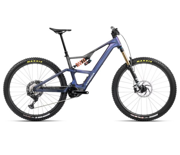 Orbea rower elektryczny RISE LT M-TEAM 630W S Tanzanite Carbon - Carbon Raw