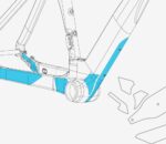 Orbea serwis osłona, naklejka przezroczysta ramy ORCA AERO OMX