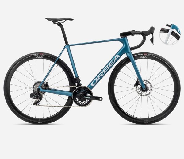 Orbea rower szosowy ORCA M21eTEAM PWR 57 Slate Blue-Halo Silver