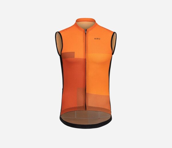 Orbea HIRU koszulka męska CORE bez rękawów ORANGE F