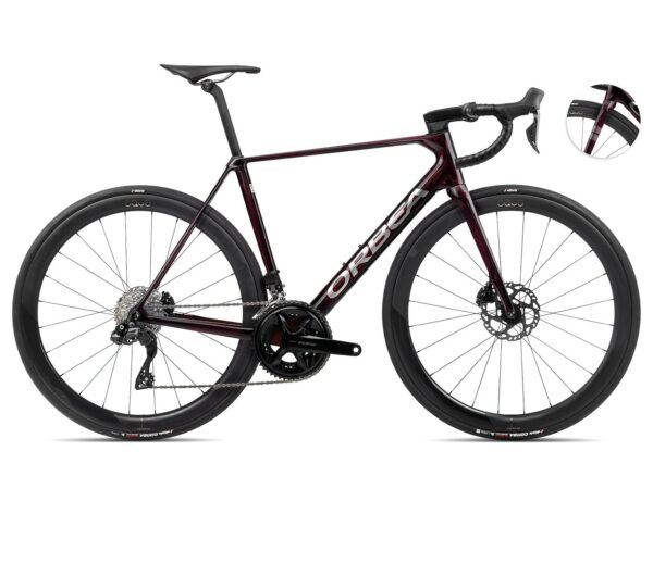 Orbea rower szosowy ORCA M30iLTD PWR 57 Wino-Tytan