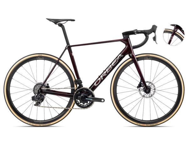 Orbea rower szosowy ORCA M21eLTD PWR Wino-Tytan