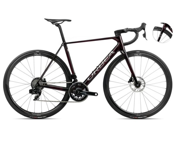 Orbea rower szosowy ORCA M21eTEAM PWR 57 Red - Titaniu