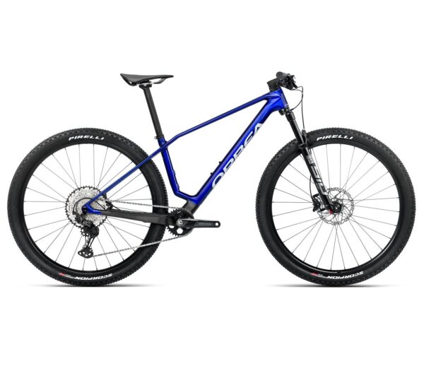 Orbea rower MTB ALMA M30 Blue - Carbon View