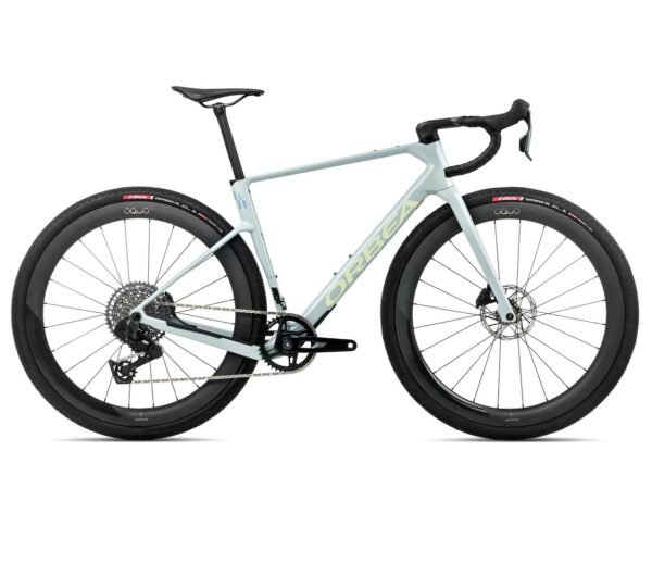 Orbea rower gravelowy TERRA RACE M31eLTD z OQUO RC30TEAM 1X Frozen Concrete