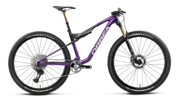 Orbea rower MTB OIZ M-TEAM FACTORY Royal Plum - Diamond Black Carbon